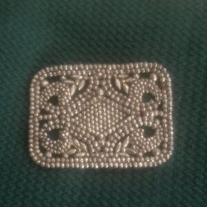 Elegant Silver Brooch